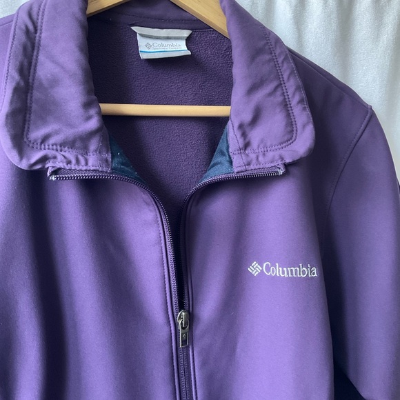 Columbia Women's Purple Fleece Lined Jacket - Picture 3 of 13